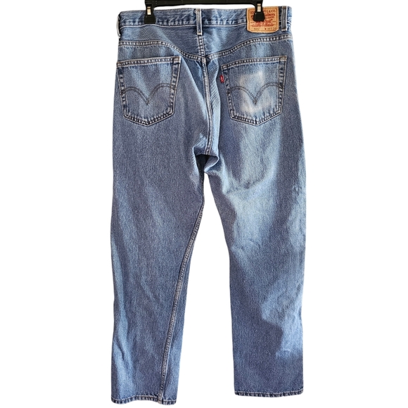 Levi's 505 Regular Fit Jeans Men's 36 x 34 Y2K - Picture 8 of 11